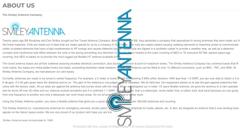 Smiley Antenna Co., Inc. SuperStick II, (**Base para Baofeng, Wouxon, Yaesu, Moto e mais.. **Veja o