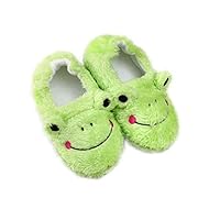 AyFUN Baby Girls' Frog Premium Soft House Slippers US 9-10