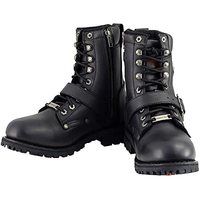 Milwaukee Leather Men's Classic Motorcycle Boots (Size 7)