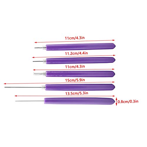 5 in 1 Quilling Tools, 5 Stuks Verschillende Formaten Papier Quilling Kits Quilling Sleuven Gereedschap Rolling Curling… - Image 5