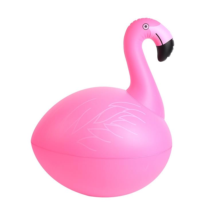Linterna Solar Hinchable Flamenco para Piscina, Estanque y Jardín, Lámpara LED Flotante IP68, Iluminación Decorativa Automática con Energía Solar (4, Pink)