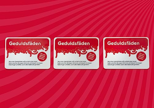Geduldsfäden Fruchtgummischnüre mit Erdbeergeschmack, in praktischer Schiebeschachtel, 3er Pack (72g), ideale Geschenkidee von Liebeskummerpillen