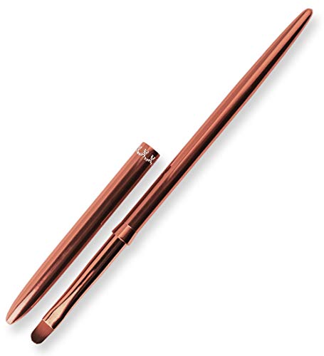 SILPECWEE 1 x Professioneller Acryl-Nagelpinsel, Nylon-Haar-Pinsel, entfernt Staub, Puder, UV-Gel, Builder, Glitzer, Maniküre-Stift Cover