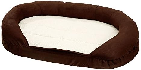 Karlie Liegebett Ortho Bed, oval, braun L: 100 cm B: 65 cm H: 24 ...