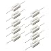 Qjaiune 10Pcs Cement Resistor 5W 2K Ohm Resistor, Ceramic Resistor Power Resistor, Precharge Horizontal Resistors Wirewound Resistor, Flame Resistance