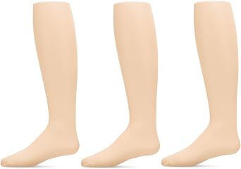 MeMoi Girls 3 Pair Pack Basic Sheer 30 Denier Tights
