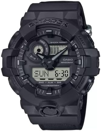 Casio G-Shock GA-700BCE-1ADR Black Analog-Digital Dial Black Resin Strap Men's Watch Shock and 200M Water Resistant G1525