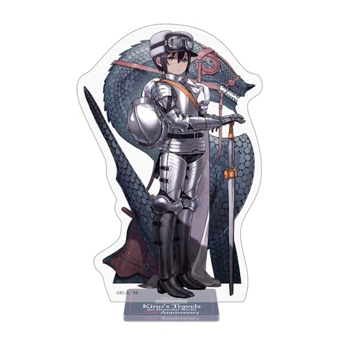 ＫＡＤＯＫＡＷＡ キノの旅 ｔｈｅ Ｂｅａｕｔｉｆｕｌ Ｗｏｒｌｄ ２５周年記念 アクリルスタンド Ａ 騎士キノ 約W96×H148mm アクリル