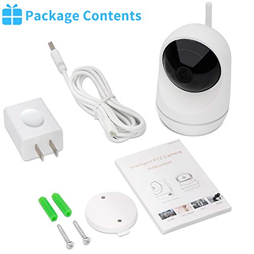 Baby Monitor, 1080P Pet Camera Wireless Security Camera with Motion Detection Human Detection Two Way Audio and Cloud Storage Support 2.4G WiFi Night Vision Remote View for Home Baby Pet - Thumbnail 4