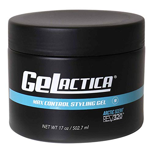 GELACTICA - Edge Control Hair Gel - Bold Hold Natural Hair Product - Styling Gel - Strong Hold (17oz)