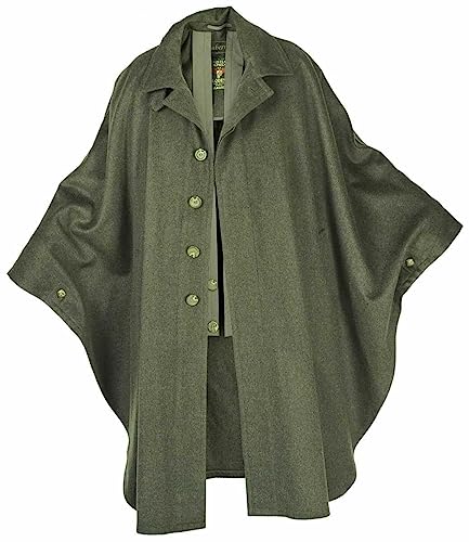 Cape de chasse en loden Hubertus protection pluie silencieuse vert
