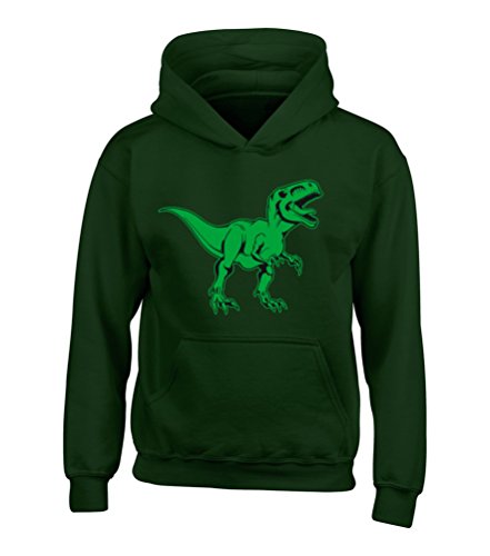 T-shirt fille vert haut à manches courtes basique vert bouteille
