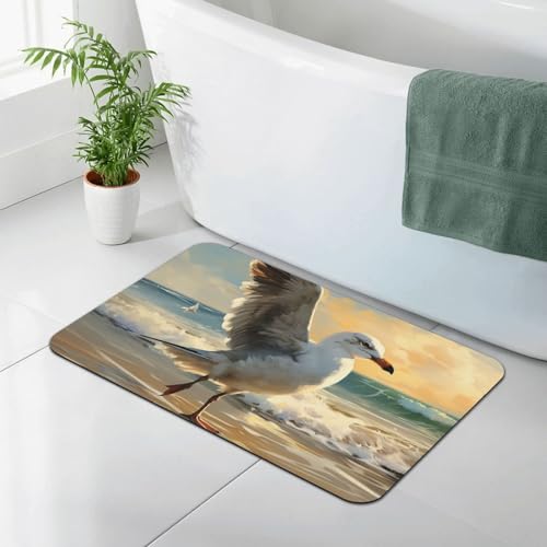 Tapis de douche super absorbant en diatomite lavable - 3
