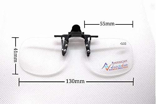 Miniatura 6 de American Vision & Vision - Gafas de lectura con clip de 2.5 pulgadas y 2.50 pulgadas