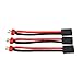 OliRC 3pcs Compatible with TRX Style Female to Deans T-Plug Style Male Connector with 12awg 4inch Wire(C68-3)