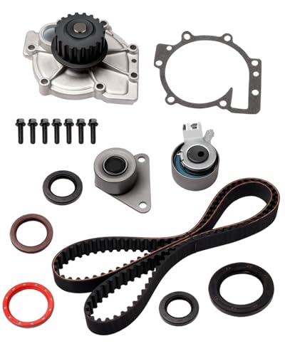 Scitoo New Timing Belt Water Pump Tensioner Gasket Set Fits 1998-2010 Volvo V40 V70 XC70 XC90 C70 S40 S60 S70 S80 1.9L 2.3L 2.4L 2.5L Engine