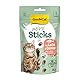GimCat Mini Sticks Lachs & Quinoa - Kleine Häppchen für besonderen Genuss - 1 Beutel (1 x 50 g)