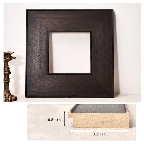 CANFRAVAS DIY Wood Plein Air Frame for Canvas 18x24, 3.1" Wide Antique Canvas Floater Frames, Vintage Canvas Floating Frame, Ornate Picture Frames (18"x24", Black Walnut) by CANFRAVAS - Image 5