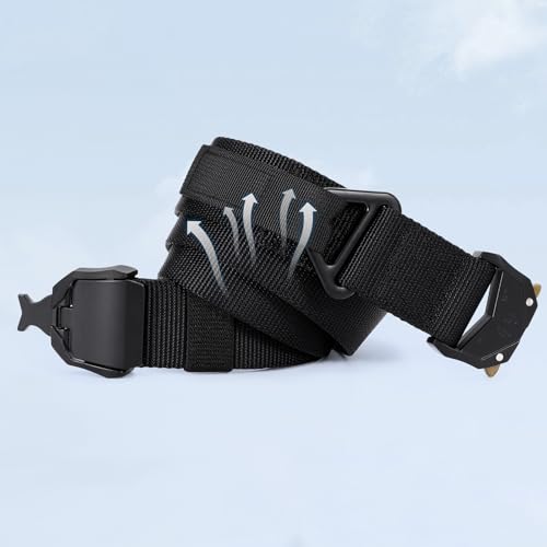 Tactical Belt Nylon Web Work Belt with Heavy Duty Quick Release Buckle2