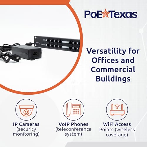 Injecteur PoE 12 ports pour alimenter douze peripheriques avec un seul cable