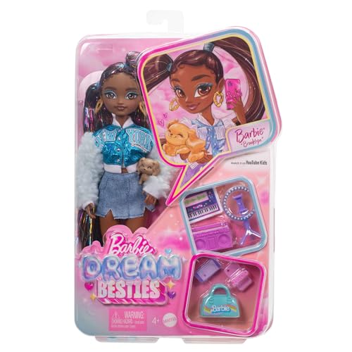 Barbie Dream Besties, Boneca Brooklyn Coreógrafa com Acessórios, Para crianças a partir de 4 anos