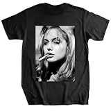 Angelina Jolie Brad Pitt Fihjt Club DVD Punk Ciggy Tshirt Black L