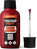 Xtremeauto Enamel Touch Up Paint 30ml For Kitchen Appliances & Bathroom - Fast Drying Repair Pen - Suitable For Radiator, Shower, Fridge, Sink, Chips and Scrapes (Red)
