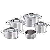 Kochtöpfe geeignet als: Suppentopf, Gemüsetopf, Nudel Topf, Pasta Topf, Kasserolle, und Bräter / Schmortopf (flacher Kochtopf) zum Anbraten und Schmoren