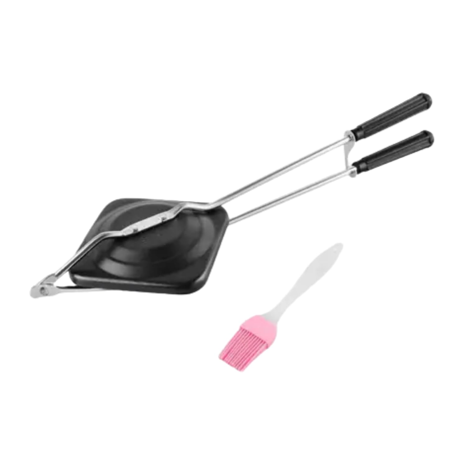 Vinzesta Non-Stick Sandwich Toaster for Gas Stove | Grill & Toast Sandwiches in Minutes | Double-Coated Non-Stick | Durable & Easy to Use | Black Sandwich Maker (Grill Sandwich maker)-picture-23