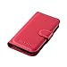 Cadorabo Funda Libro para Samsung Galaxy Trend DUOS en Rojo CARMÍN -...