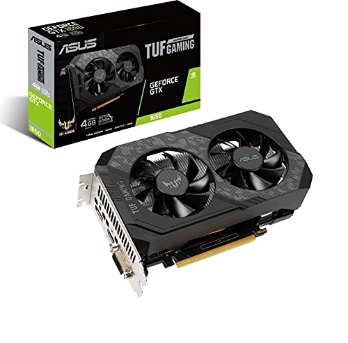 Asus TUF Gaming GeForce GTX 1650 4 GB GDDR6, Scheda Video Gaming, Dissipatore Biventola per Gaming HD, Tecnologia AutoExtreme e chip Turing - Scheda video - Immagine 8