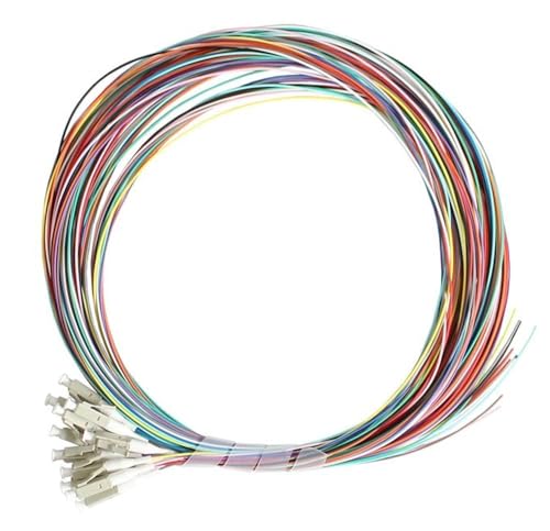 Techly Ilwl Pg-Lc-Om4 2M 12X Lc jeu de câbles de fibre optique multicolores