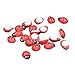 Lot de 100 coccinelles porte-bonheur - Décoration de jardin - Mini coccinelle - En bois - Autocollant - Coccinelle - Pour décoration de mariage, bricolage, artisanat, scrapbooking, travaux manuels