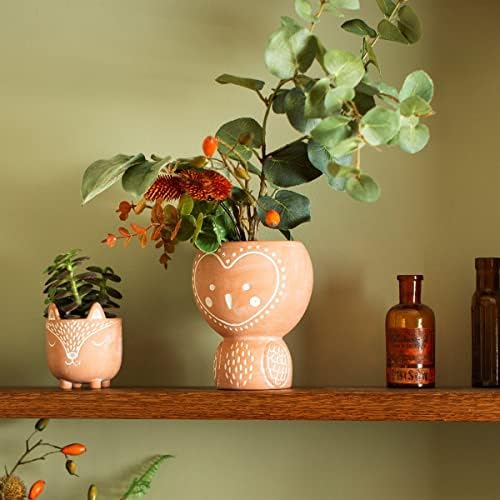 Sass & Belle Olivia Owl Terracotta Planter