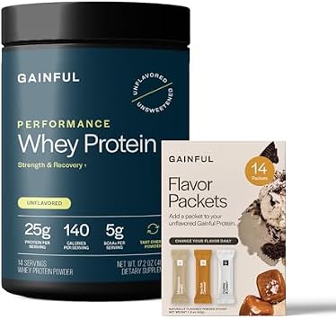 Gainful Performance Whey Protein Powder, Sweet Treat Bundle, 14 Servings
