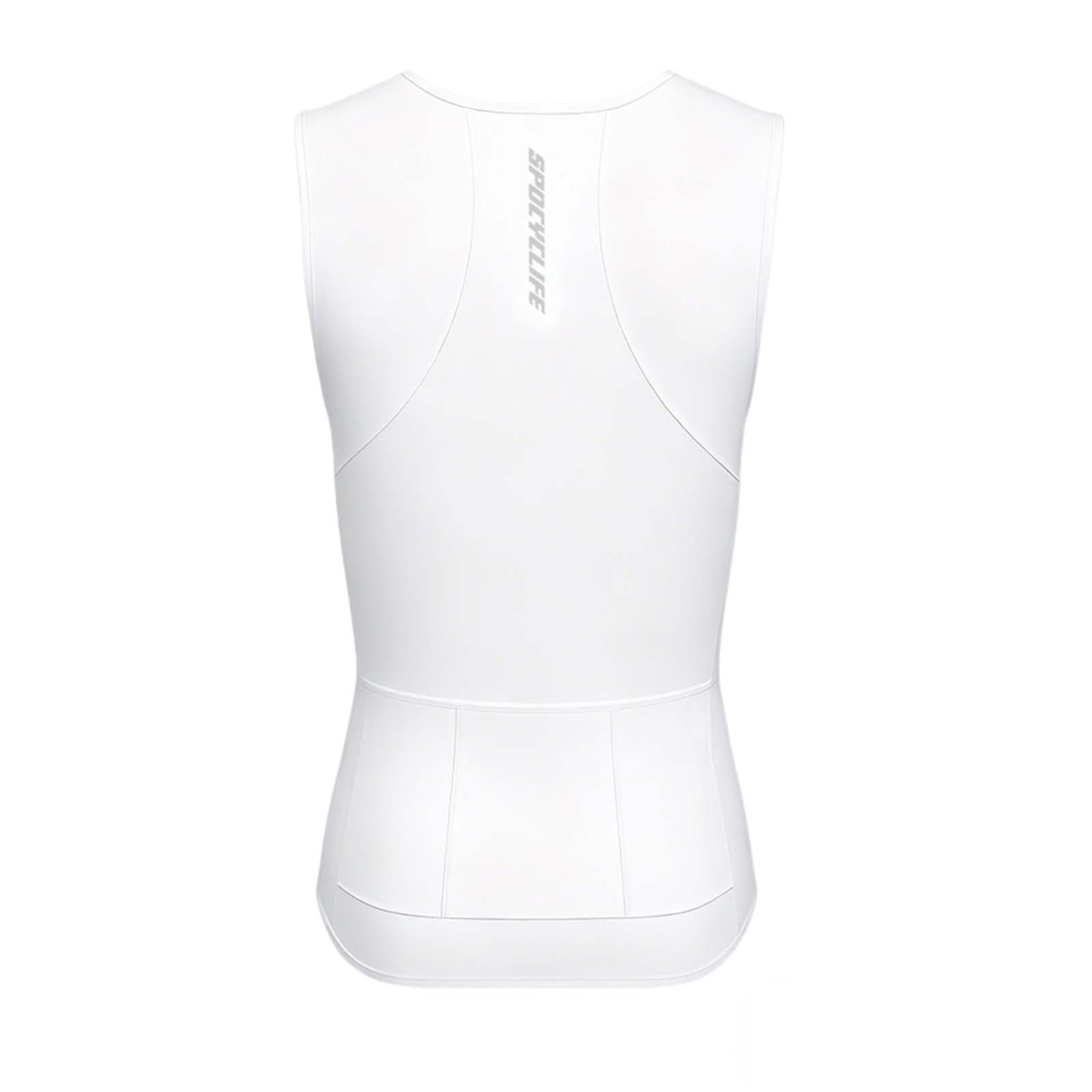 Maillot de ciclismo sin mangas transpirable con 3 bolsillos para hombre