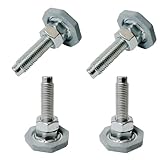 4Pcs Washing Leveling Legs Replacement Adjustable Feet Fit for LG Front Load Washing Machine Replace AFC72755401 2in Base