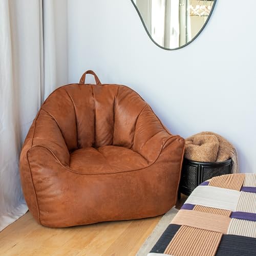 Big Joe 06722115 Hug Bean Bag Chair, Tan thumb #4
