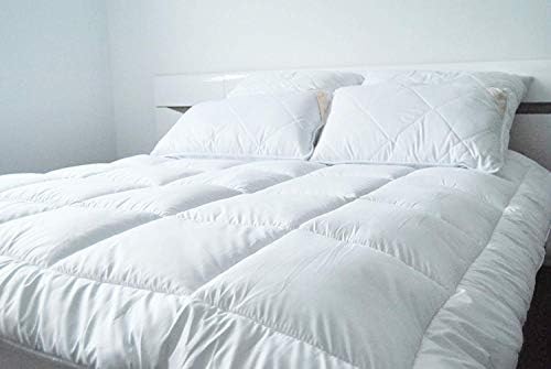TWO Merino Wool Pillows 45 x 75cm Quality , 100% Hypoallergenic Temperature Regulating NATURAL WOOL FILLED BED PILLOW , HAND MADE. STANDARD PILLOWS 19" x 29" pack of 2 NATURAL PRODUCT. PERFECT FOR GIFT ! 2 pack pillows