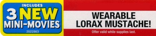 Dr Seuss the Lorax - Gwp W/Mustache B00GUAYQ22 Book Cover