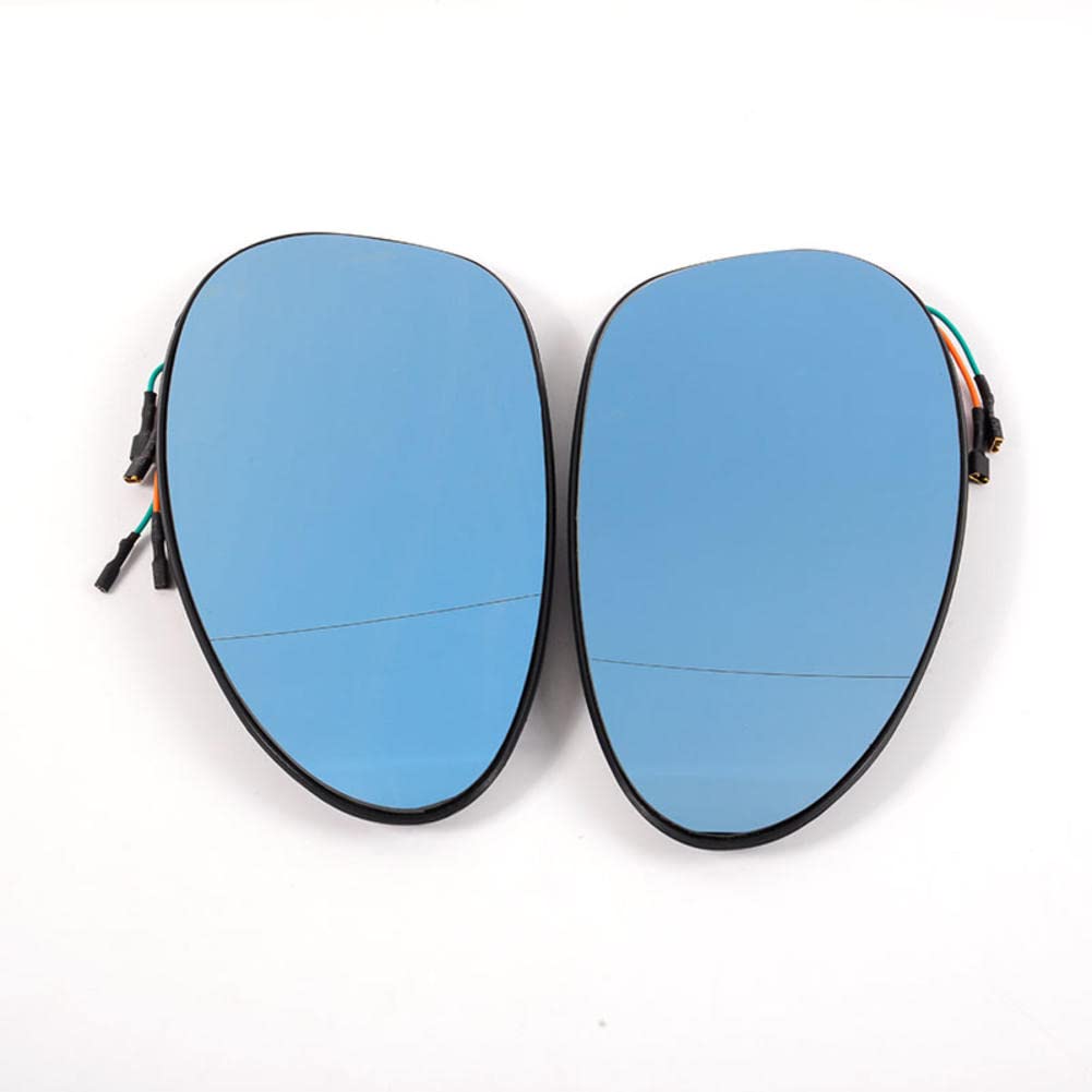 Voiture Grand Angle chauffé 4 Broches Verre Miroir Bleu, pour BMW série 1, 3 E90 E91 E92 E93 E87 E88 E46 2004 05 06 07 08 09