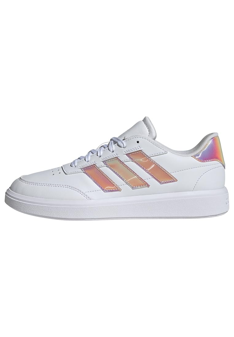 adidas Women's COURTBLOCK Shoes, Cloud White/Cloud White/Cloud White, 4 UK