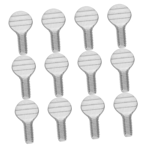 Abaodam 12 tornillos de repuesto de acero inoxidable para hornillo de cocina, parrilla, para freidoras de aire, barbacoa, duraderos, fáciles de limpiar, utensilios de barbacoa