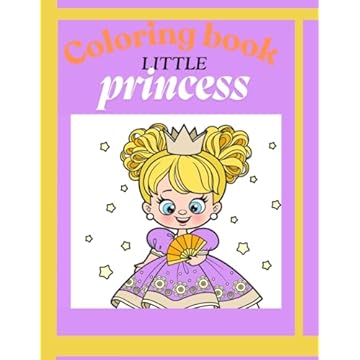 Capa do livro LITTLE PRINCESS: A Magical Coloring Adventure for Kids (Portuguese Edition)