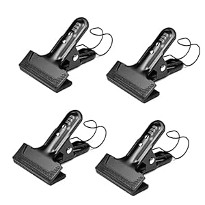 KAGYOKU Federklemmen mit Haken, 4 Stück