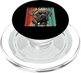 Presa Canario Perro Retro papá Amante de Mascotas Lindo Pata mamá mamá PopSockets PopGrip para MagSafe