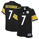 NFL PRO LINE Women's Ben Roethlisberger Black Pittsburgh Steelers Team Player Jersey