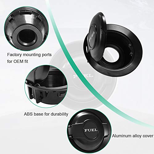 Fuel Gas Door Vapor Edition Fit For Dodge Challenger 2008-2019 Fuel Filler Door Gas Cover Cap Replaces 68250120Aa #TOP1