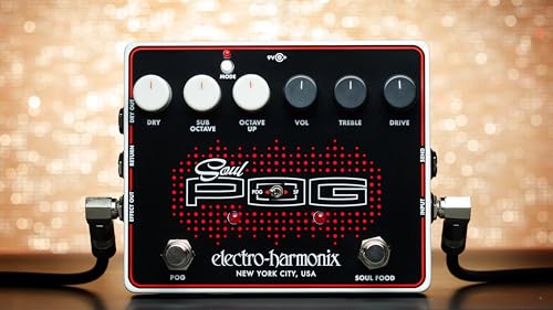 electro-harmonix soul pog overdriveoctave multi-effect pedal