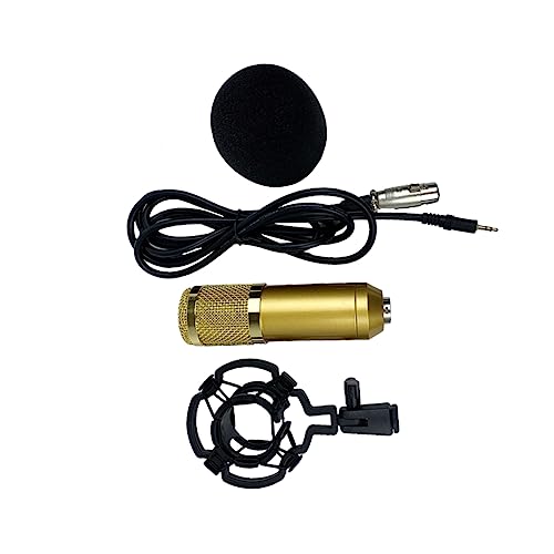 Microphone à condensateur or Milisten avec maille double couche haute sensibilité